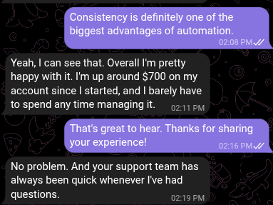Testimonial Screenhot 2